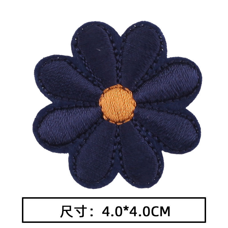 Wholesale 10pcs Hot sale cute flower series cloth patch colorful rose patch